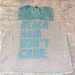 PINK by VS muscle tank size L